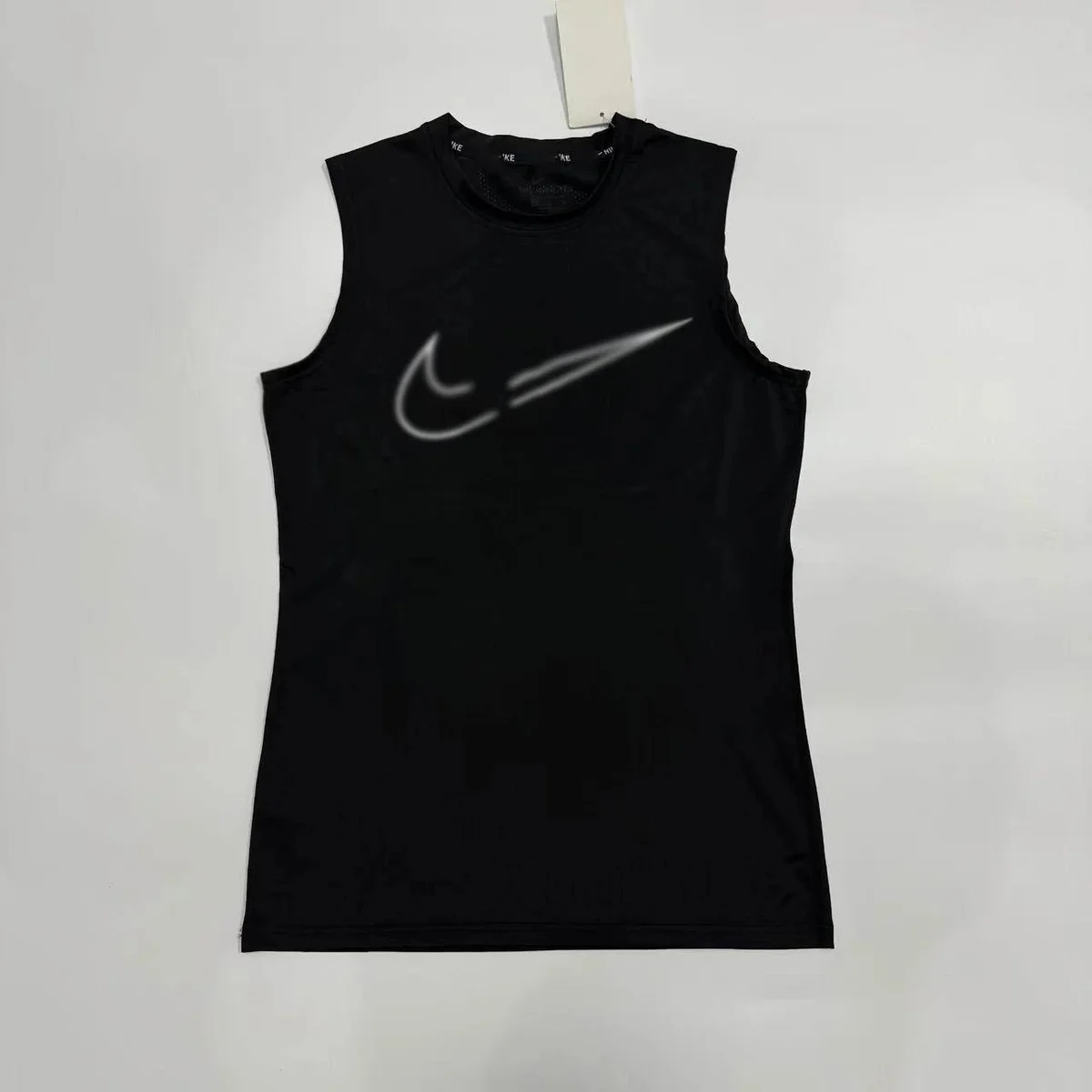 Nike Nike NK Large Logo Fitted Tank Top Black Black - 1