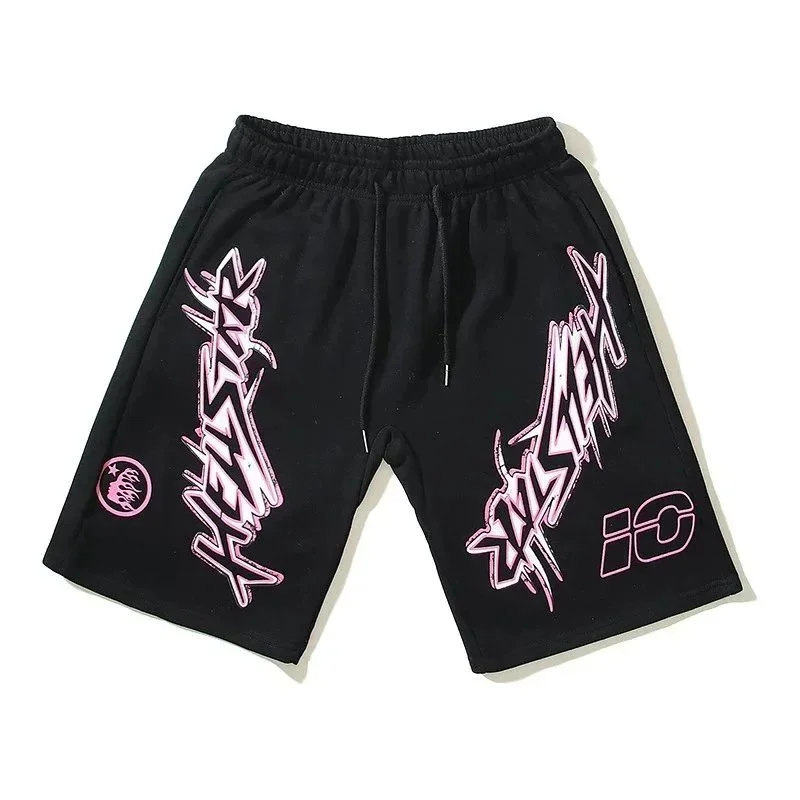 Yeezy Yeezy Black/Pink Graffiti Sweat Shorts Black