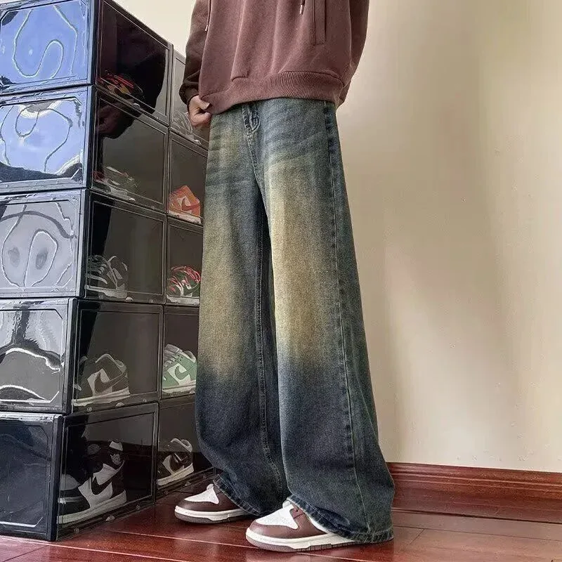 Other T809 Vintage Blue Gradient Jeans Blue - 1