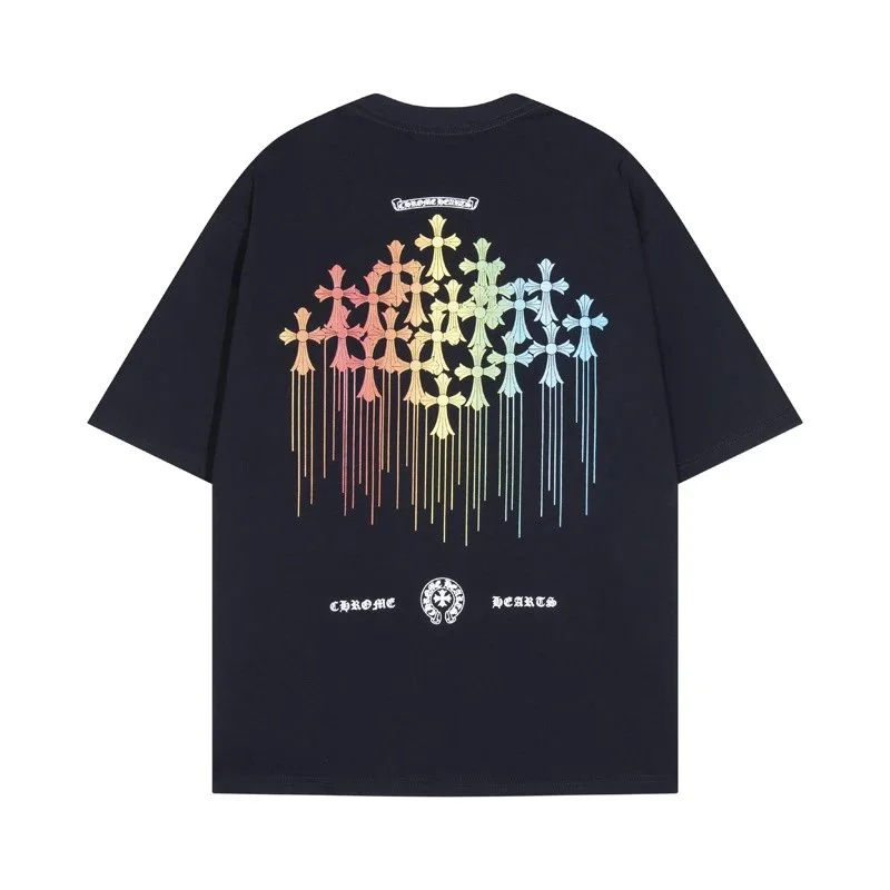 Chrome Hearts Chrome Hearts Cross Rainbow T-Shirt Black