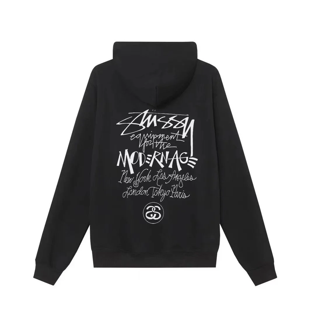 Stussy Stussy Modern Age Black Hoodie Black - 1