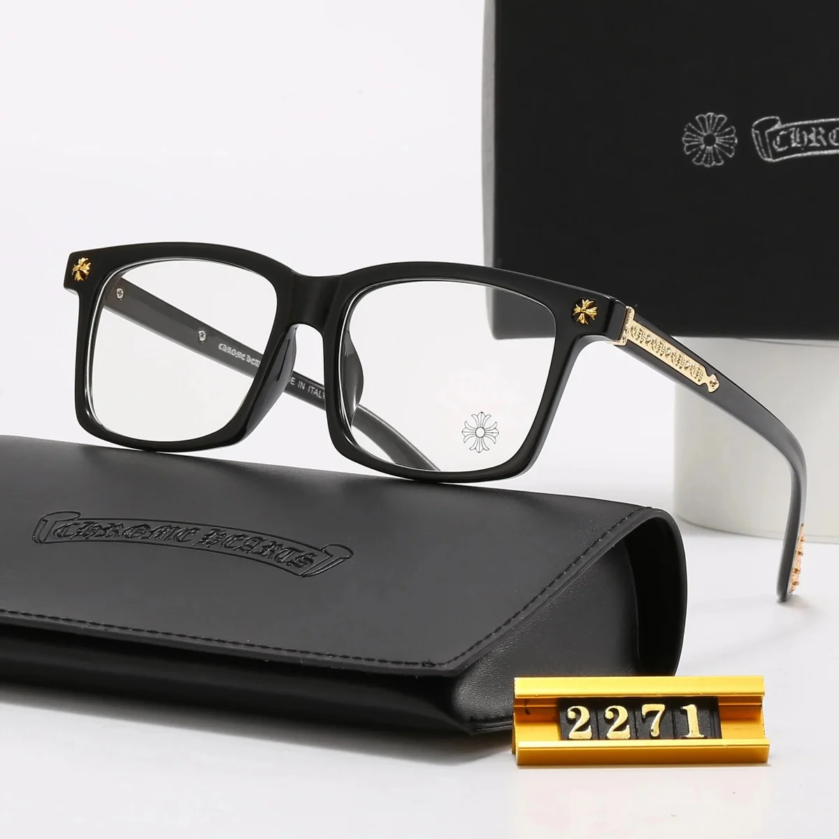 Chrome Hearts CH Cross Black Eyewear