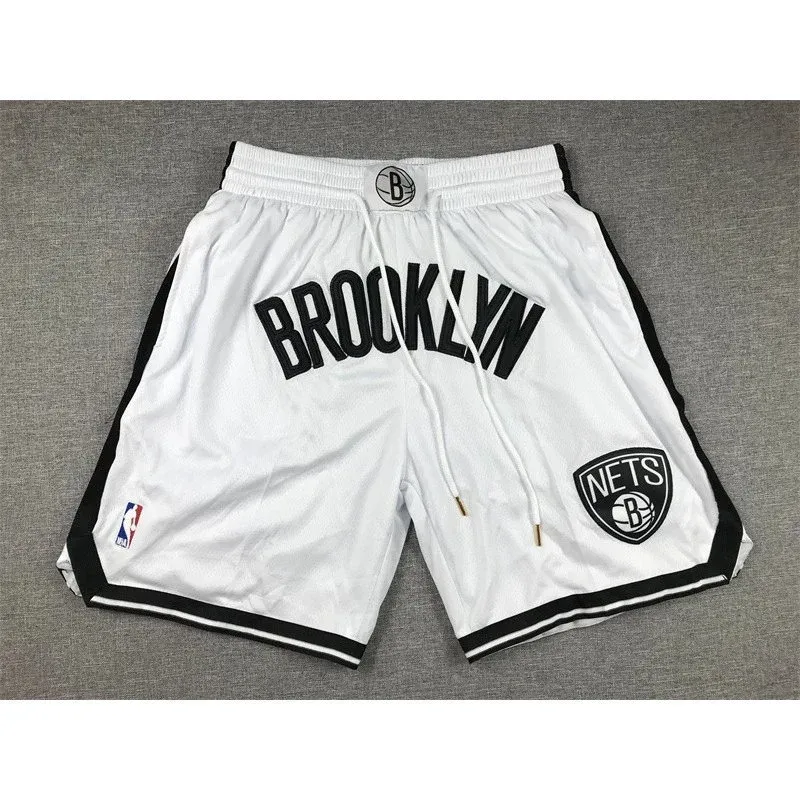 Other Brooklyn Nets White Basketball Shorts White - 1