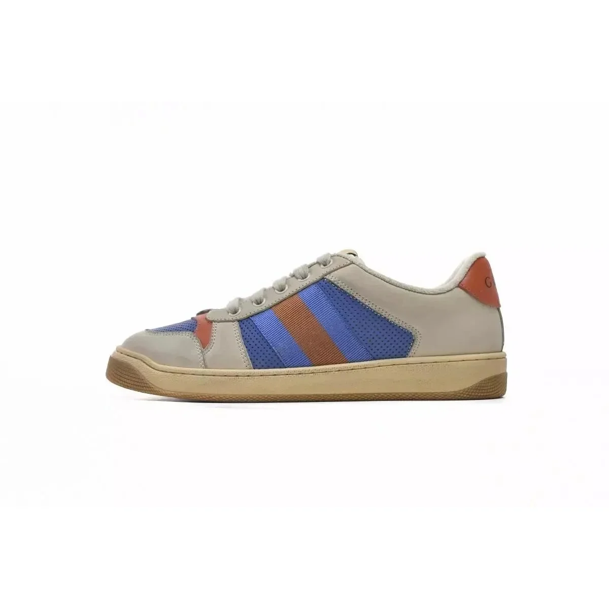 Gucci Gucci Rhyton Blue Orange Sneaker Beige
