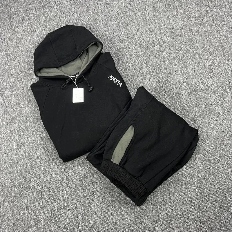 Other 2007套装 Black Hoodie & Pants Set Black - 1