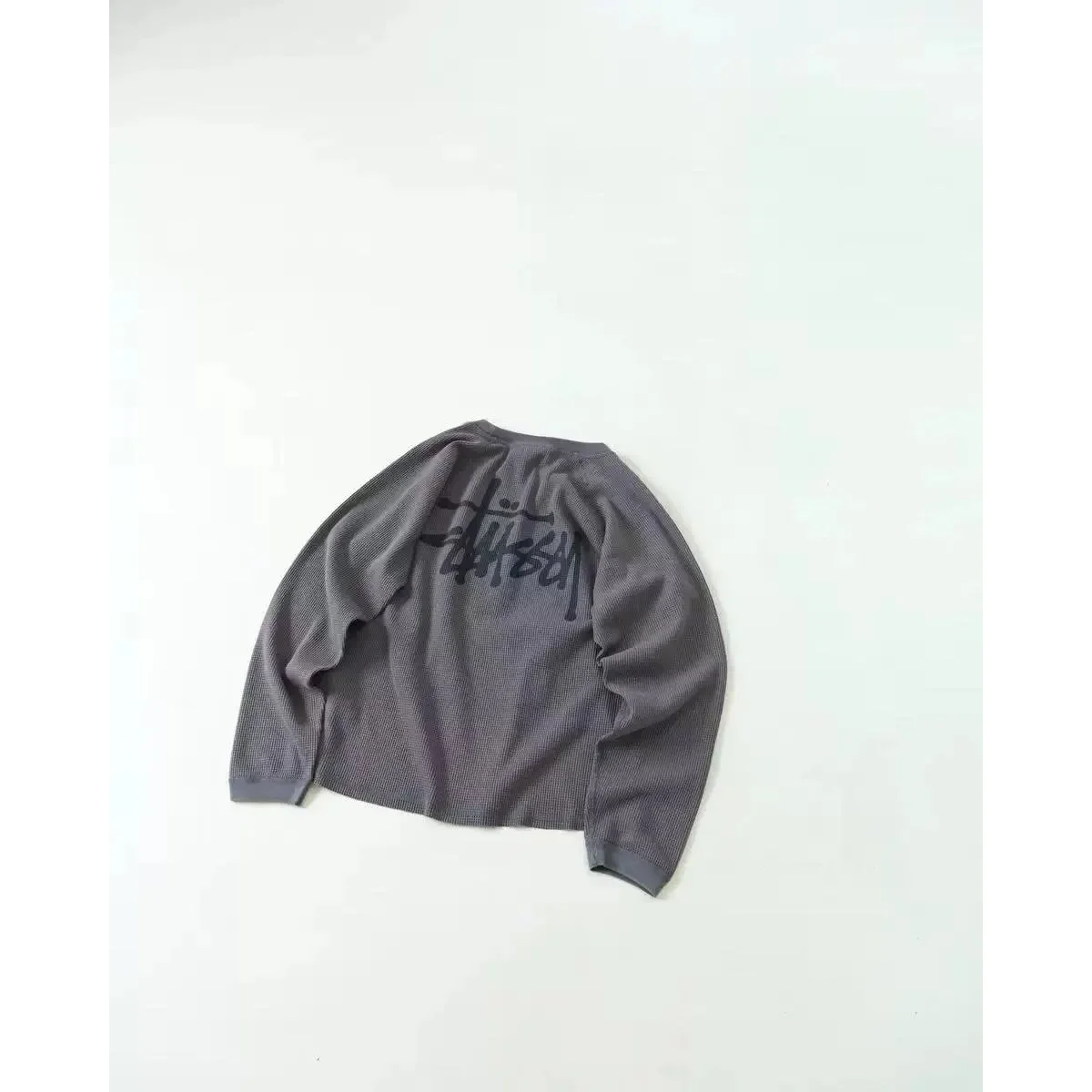 Stussy Stussy Basic Logo Dark Grey Sweatshirt Grey