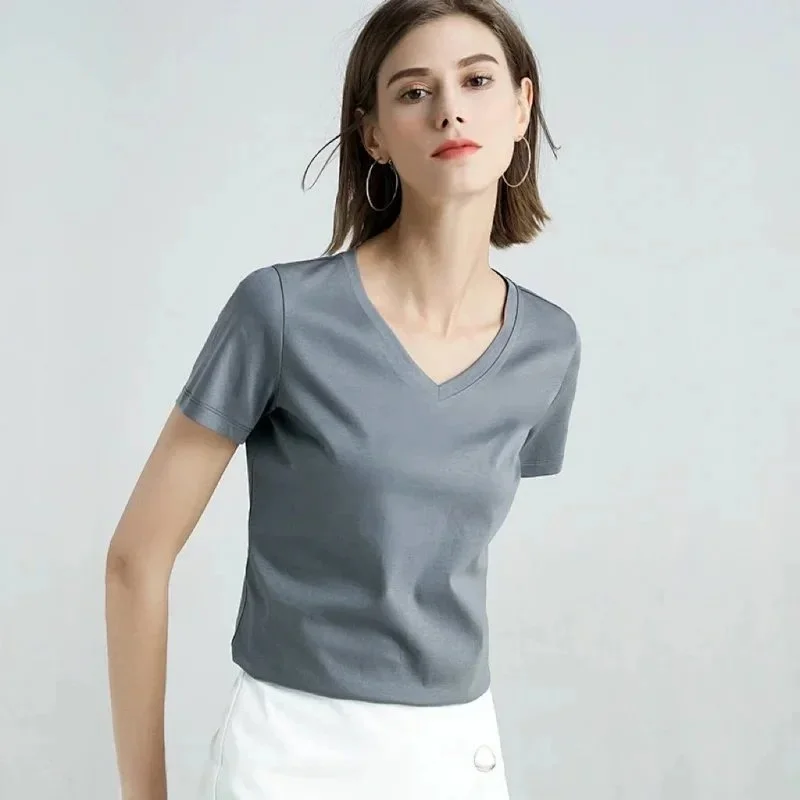 Other V-Neck T-Shirt in Advanced Grey Grey - 1