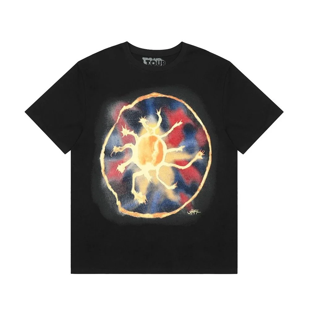 Other Black 'Tour' Graphic T-Shirt Black - 1