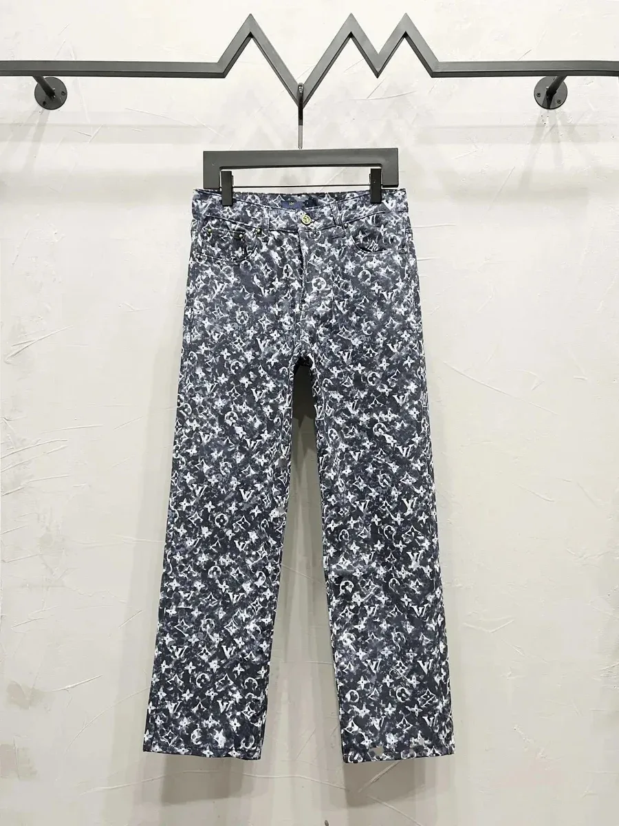 Louis Vuitton Louis Vuitton Monogram Trousers Navy/White Navy