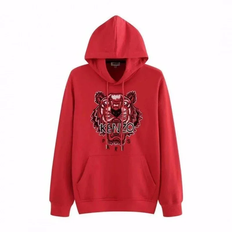 Kenzo Kenzo Red Tiger Hoodie Sweatshirt Red - 1