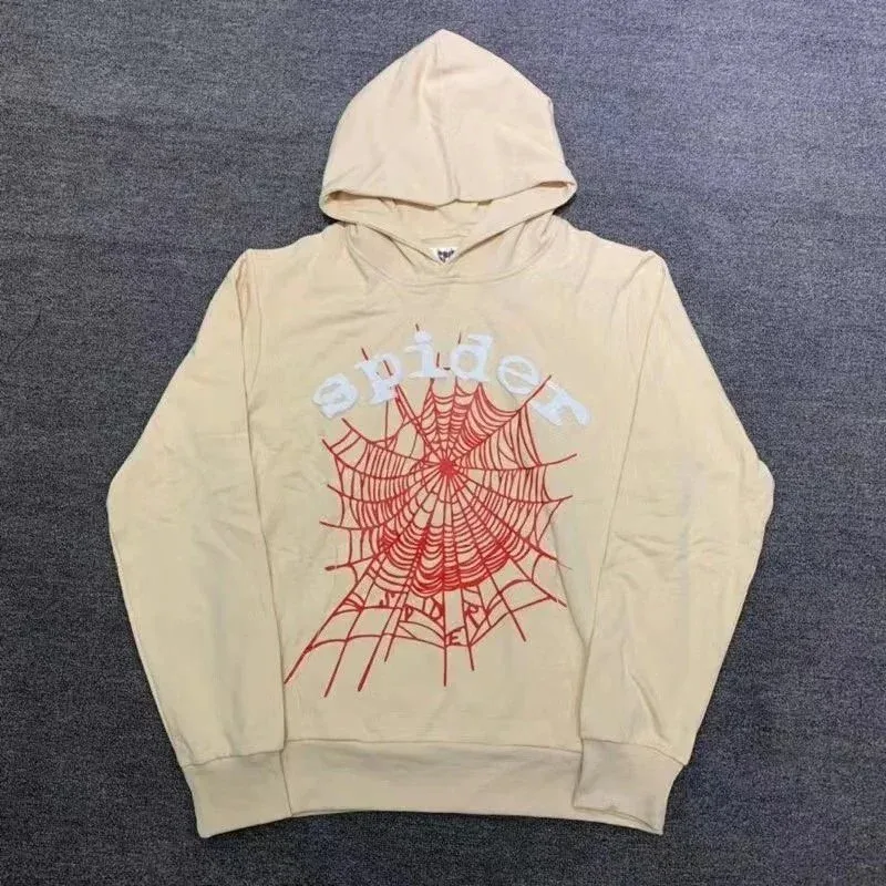 SP5DER SP5DER Spider Beige Hoodie Beige