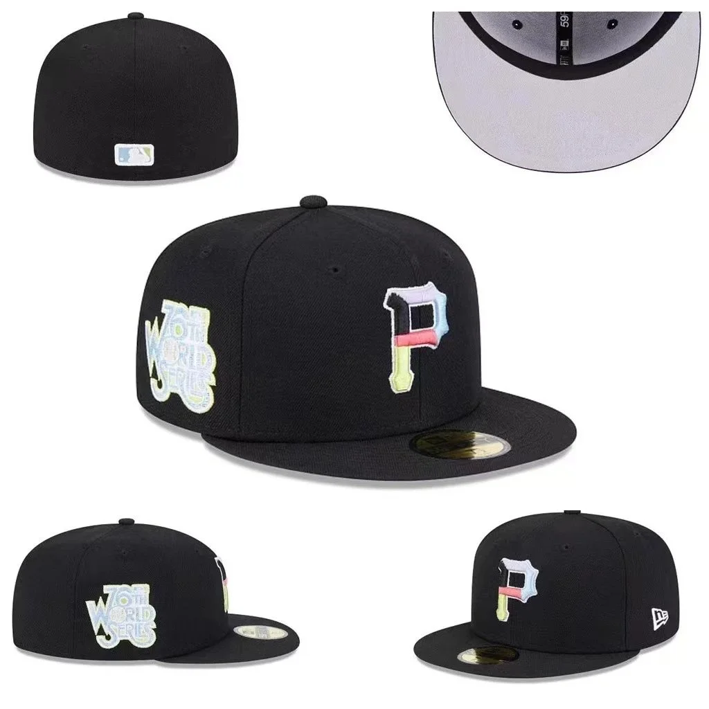 New Era New Era 59FIFTY Pittsburgh Pirates Black Cap Black - 1
