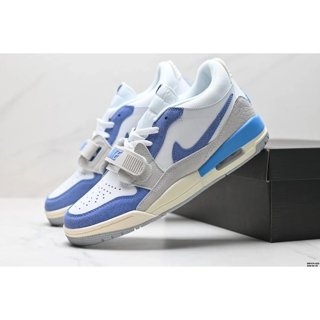 Nike Nike Air Jordan Legacy 310 White Blue Blue Hook Sneakers Blue - 1