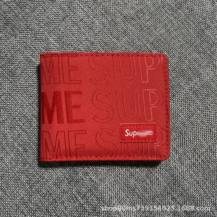 Supreme Supreme Box Logo Red Full Print Wallet Red - 1