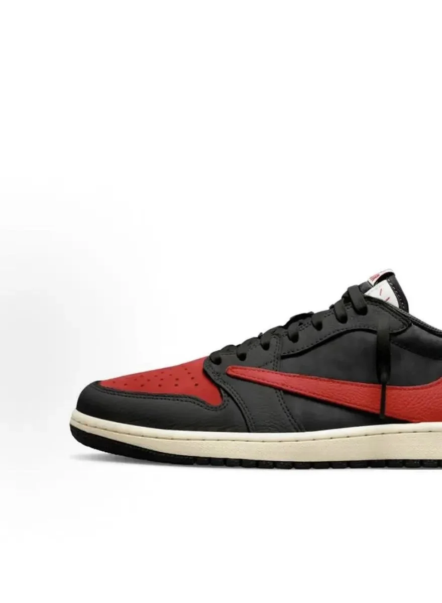 Nike Nike Air Jordan 1 Low '07 Black Red Sneakers Black - 1