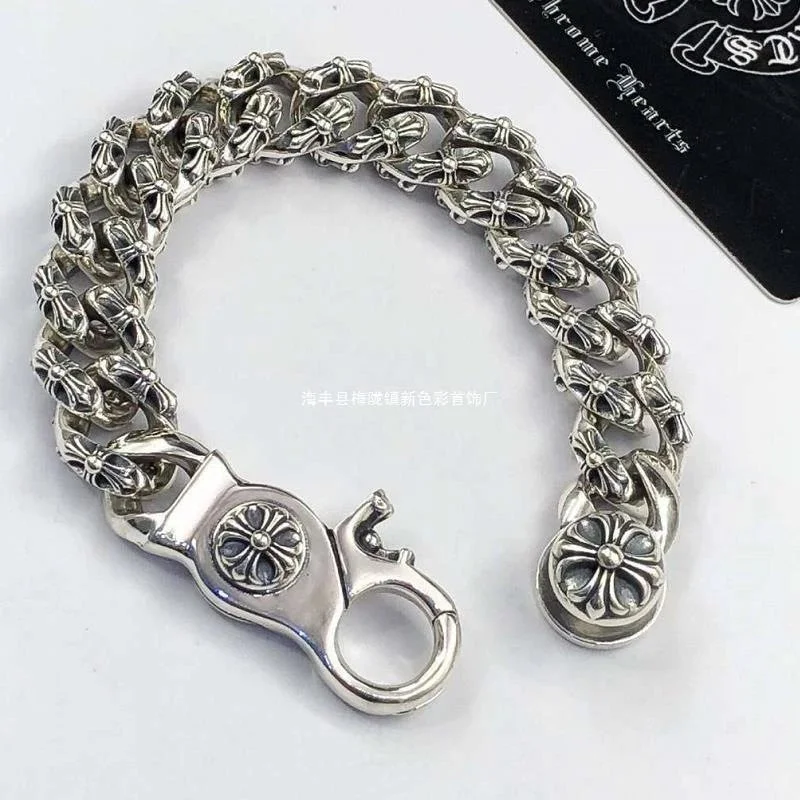 Chrome Hearts Chrome Hearts CH Cross Silver Chain Bracelet Silver