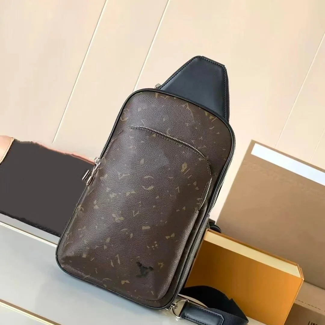 Louis Vuitton Louis Vuitton Monogram Crossbody Bag Brown Style Six Brown