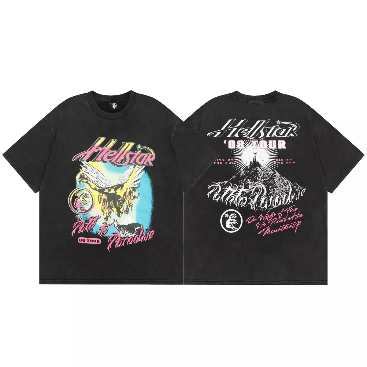 Hellstar Hellstar '08 Tour Path to Paradise Black T-Shirt Black - 1