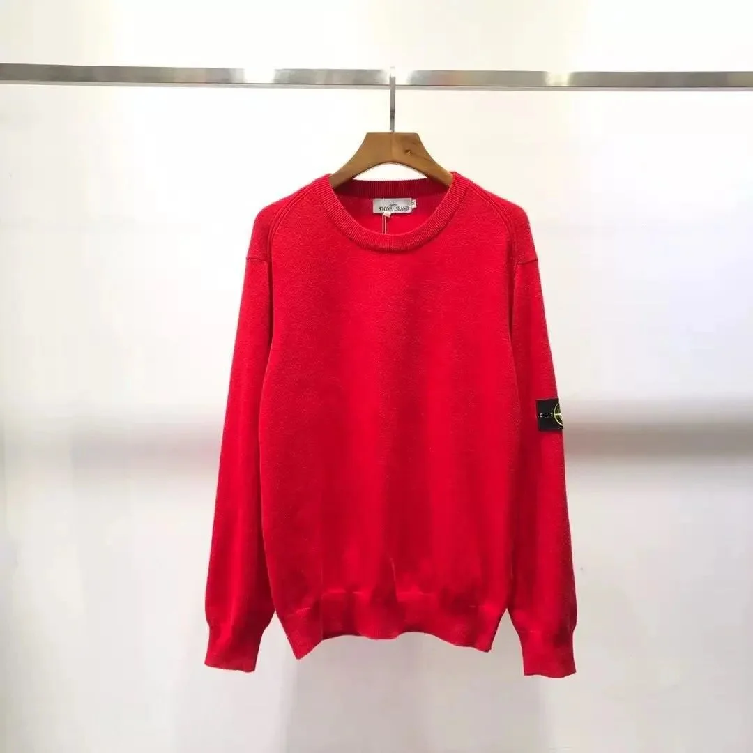 Stone Island Stone Island Red Crewneck Sweater Red