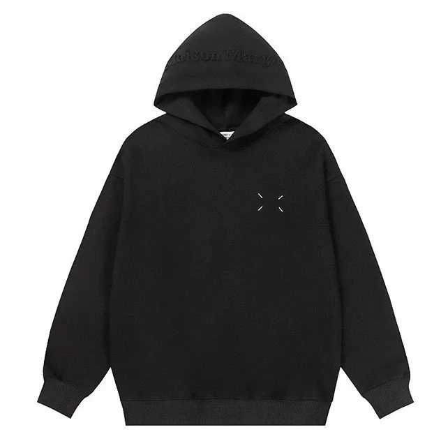 Maison Margiela Maison Margiela Tabi Black Hoodie Black - 1
