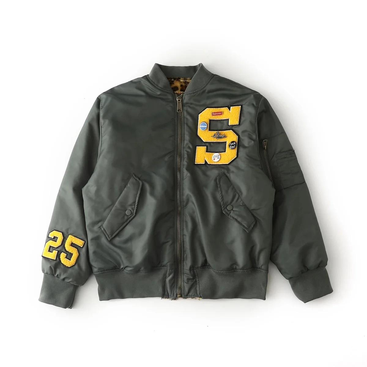 Supreme Supreme SUP-13 Olive Green Bomber Jacket Green