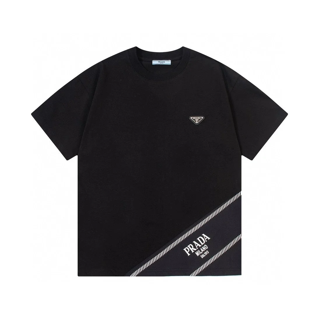 Prada Prada Classic Logo Black/White T-Shirt Black