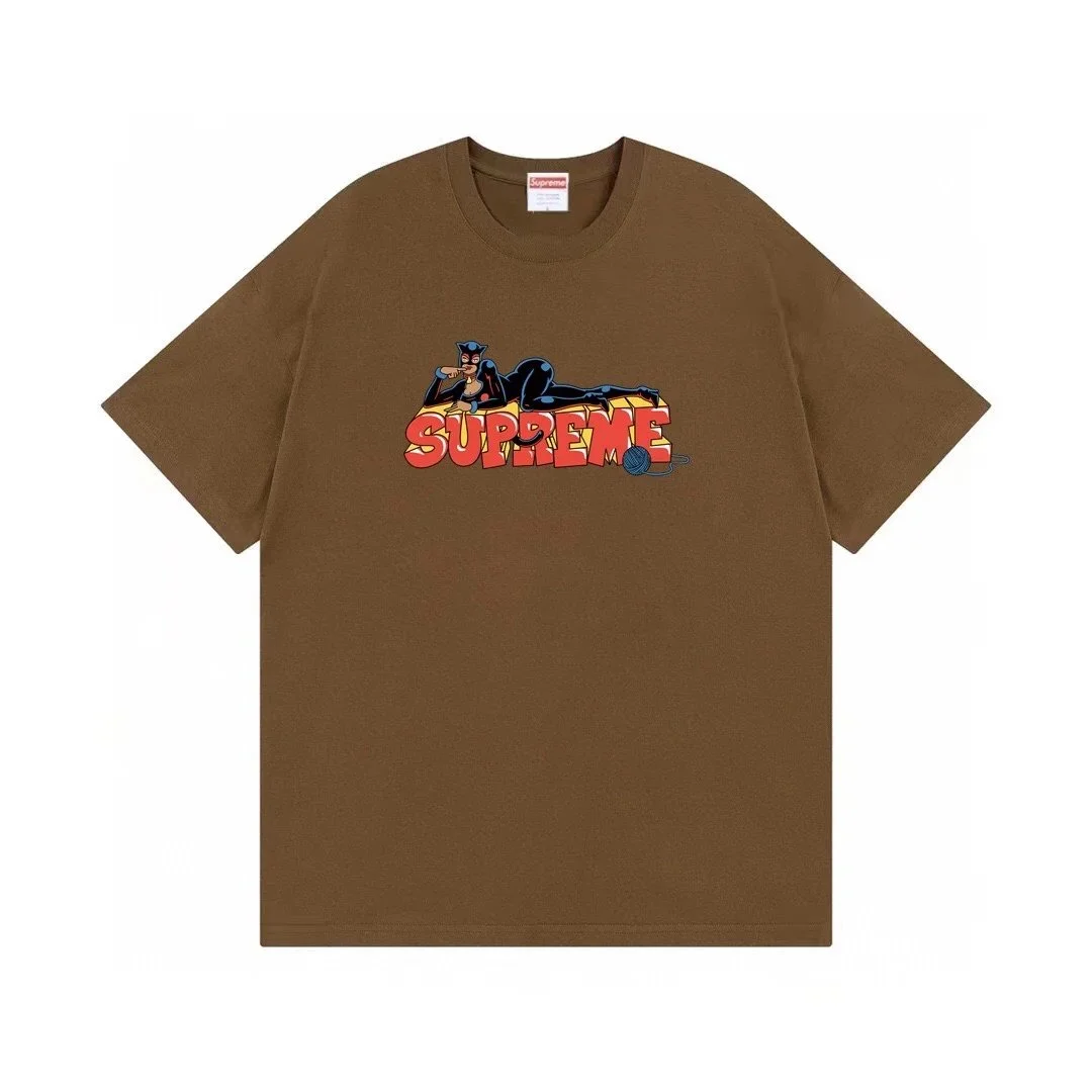 Supreme Supreme Catwoman T-Shirt Brown T-Shirts Brown - 1