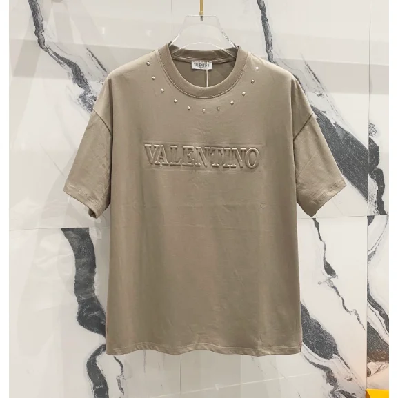 Valentino Valentino Rockstud Beige T-Shirt Beige