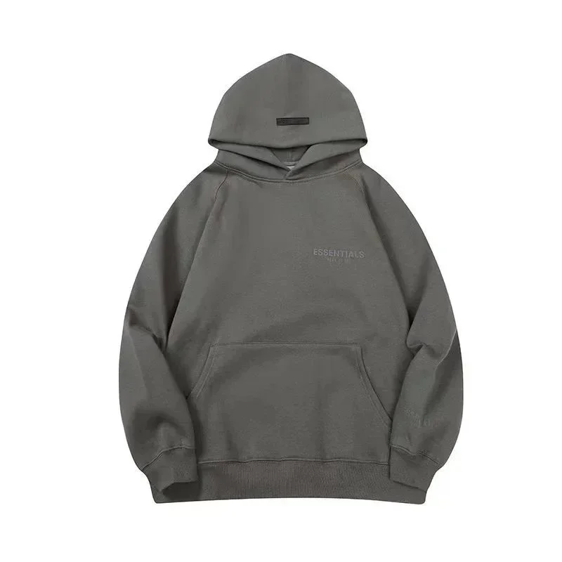Fear of God Fear of God Essentials Hoodie Olive Green Sweatshirt Green - 1