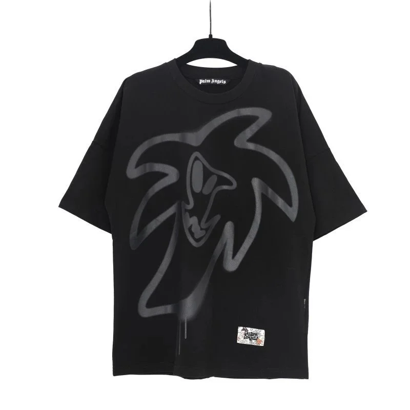 Palm Angels Palm Angels Bear T-Shirt Black Black - 1