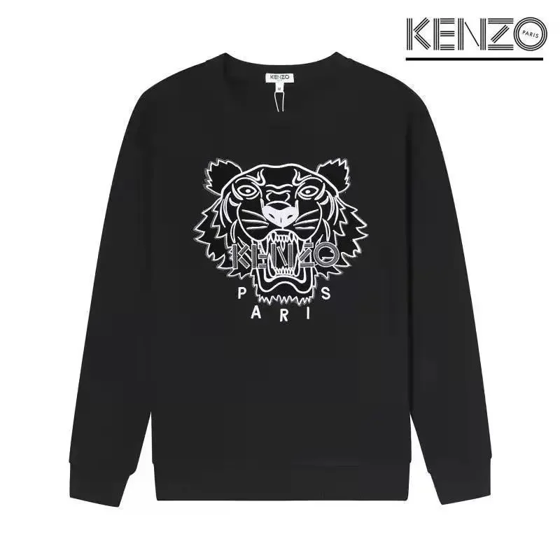 Kenzo Kenzo Tiger Black T-Shirt Black - 1