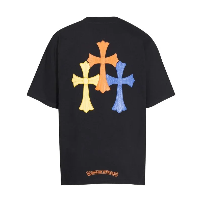 Chrome Hearts Chrome Hearts CH Cross Triple Color Black T-Shirt Black - 1