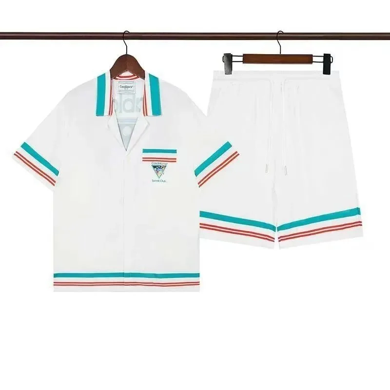 Corduroy Corduroy White Teal Red Striped Co-ord Set White - 1