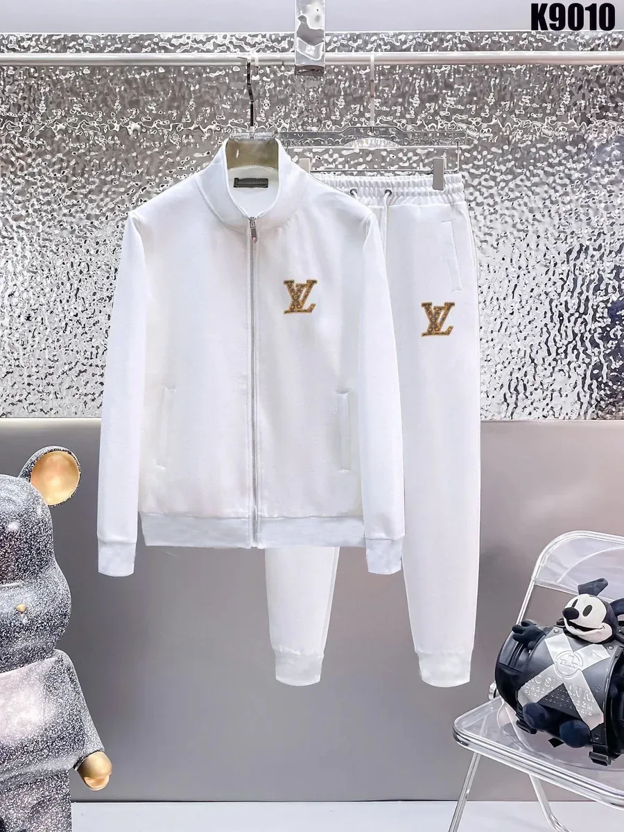 Louis Vuitton Louis Vuitton Monogram White/Gold Tracksuit Set White