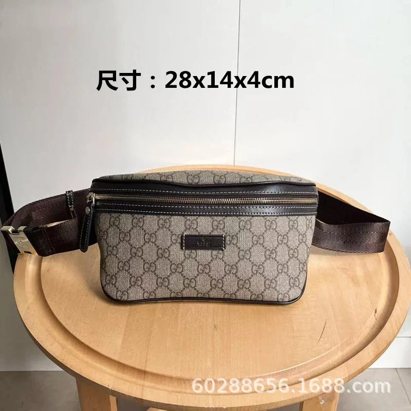 Gucci Gucci GG Supreme Belt Bag Brown Brown - 1
