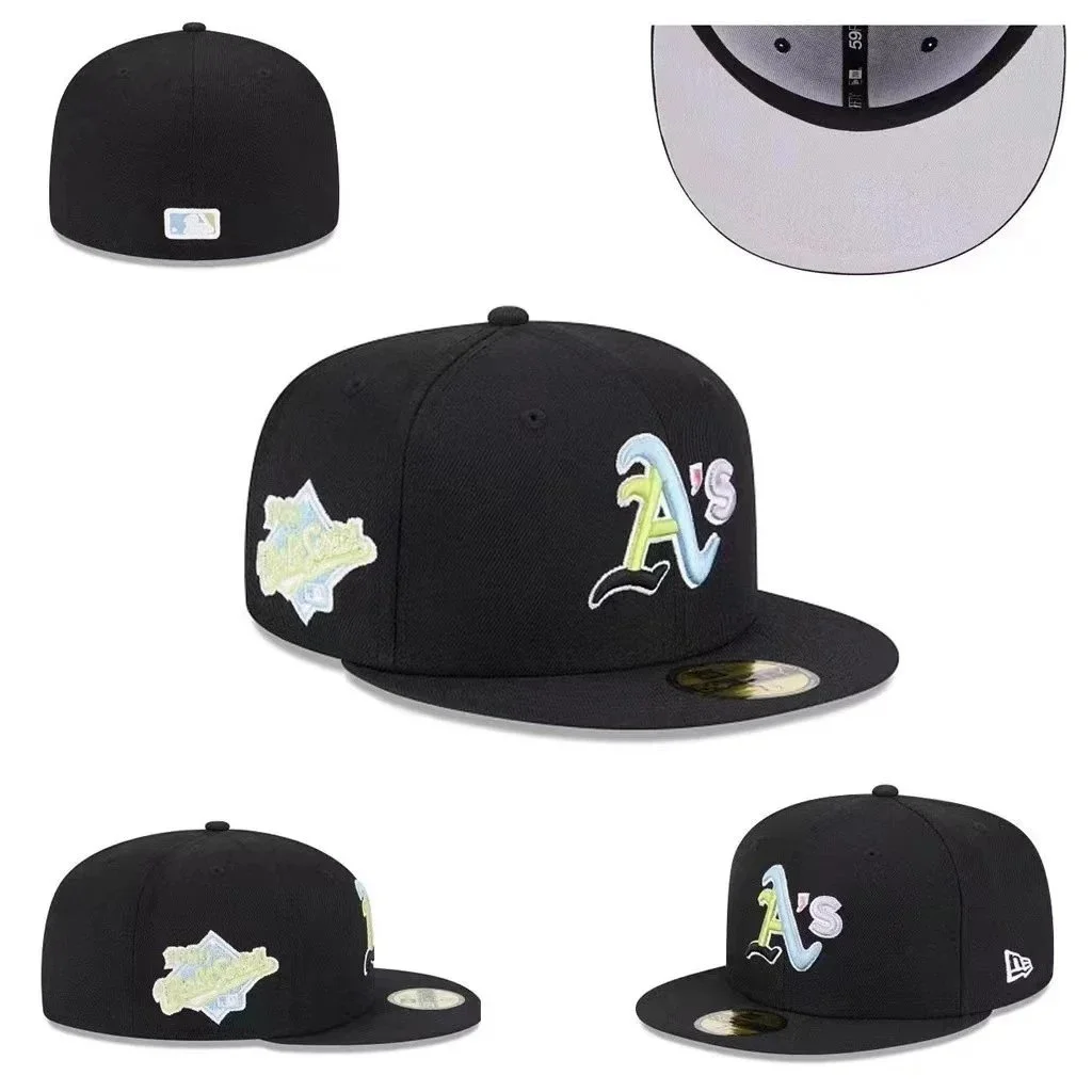 New Era New Era 59FIFTY Oakland Athletics Black Baseball Cap Black