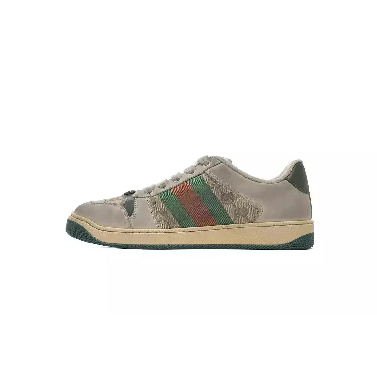 Gucci Gucci GG Supreme Green Sneakers Green