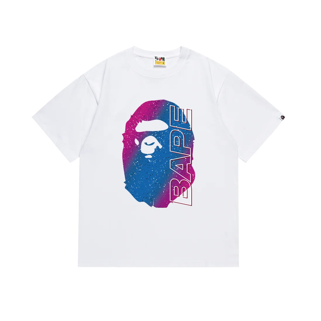 A Bathing Ape BAPE BAPE STA 127 White T-Shirt White - 1