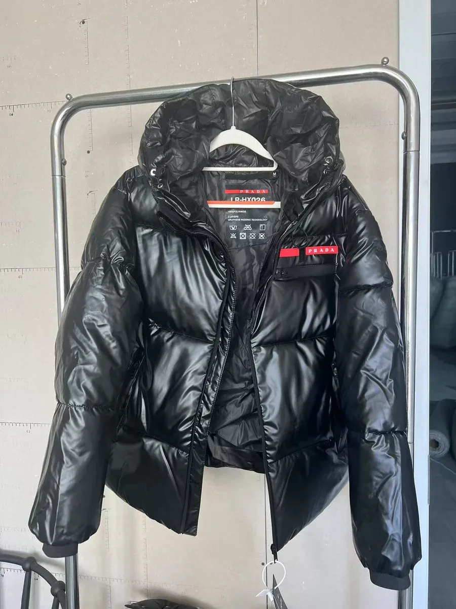 Prada Prada Re-Nylon LR-HX026 Black Puffer Jacket Black