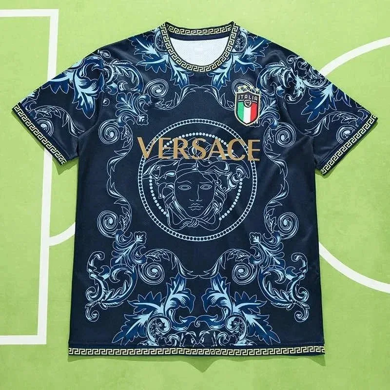 Versace Versace Medusa Blue T-Shirt Blue - 1