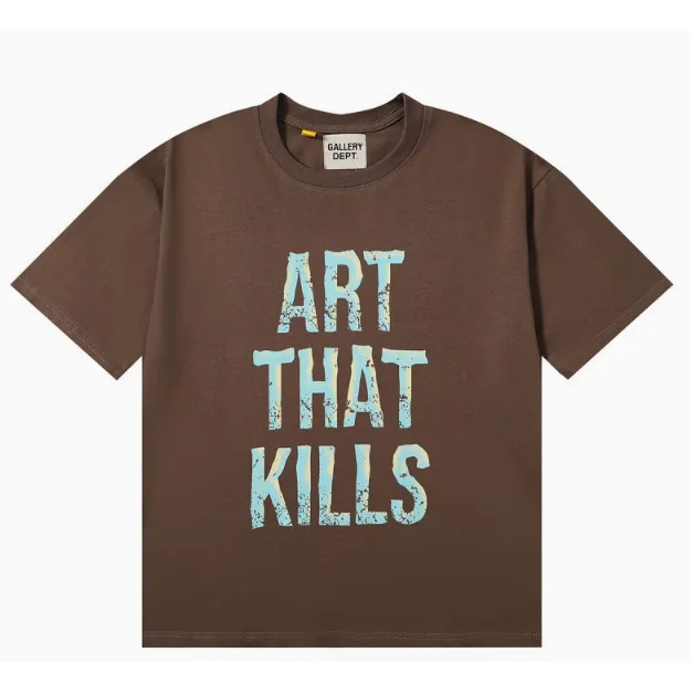 Gallery Dept. Gallery Dept Art That Kills Brown/Light Blue T-Shirt Brown - 1