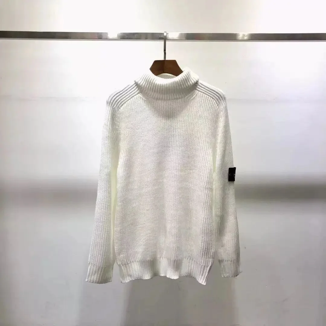 Stone Island Stone Island Turtleneck Sweater 8810 White White