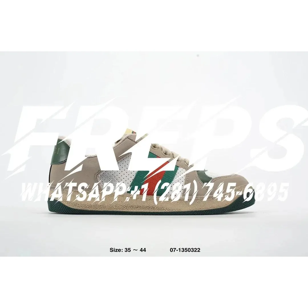 Gucci Gucci Ace Beige/Red/Green Sneakers Beige