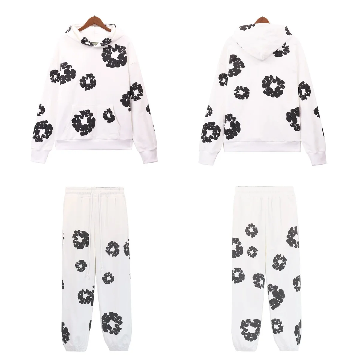 Other White & Black Floral Co-ord Set White - 1
