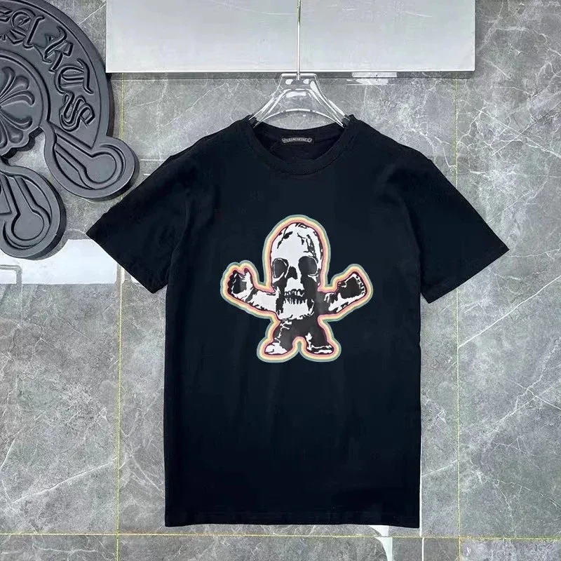 Chrome Hearts Chrome Hearts Skull Print T-Shirt Black Black - 1