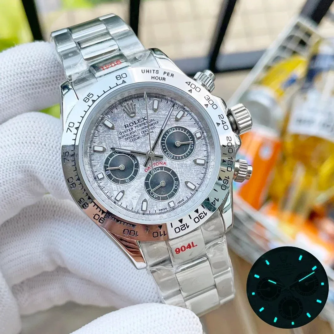 Rolex Rolex Daytona 62650 Silver Meteorite Dial Steel Watch Silver - 1