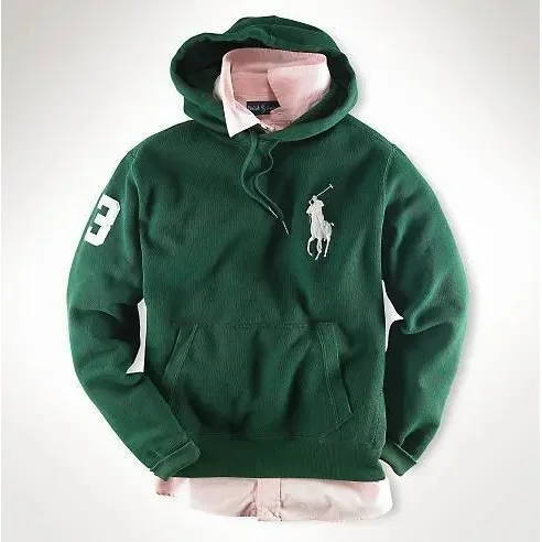 Polo Ralph Lauren Polo Ralph Lauren Big Pony Hoodie Forest Green Green - 1