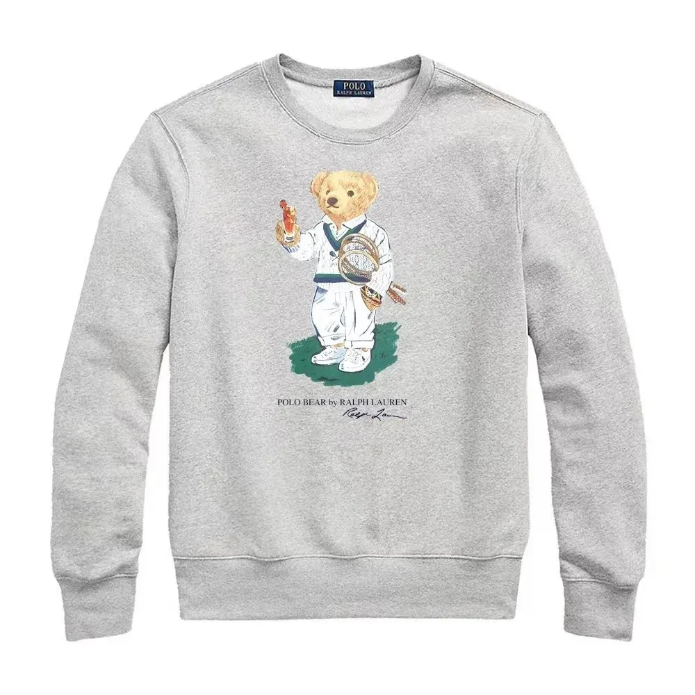 Polo Ralph Lauren Polo Ralph Lauren Polo Bear Heather Grey Sweatshirt Grey - 1