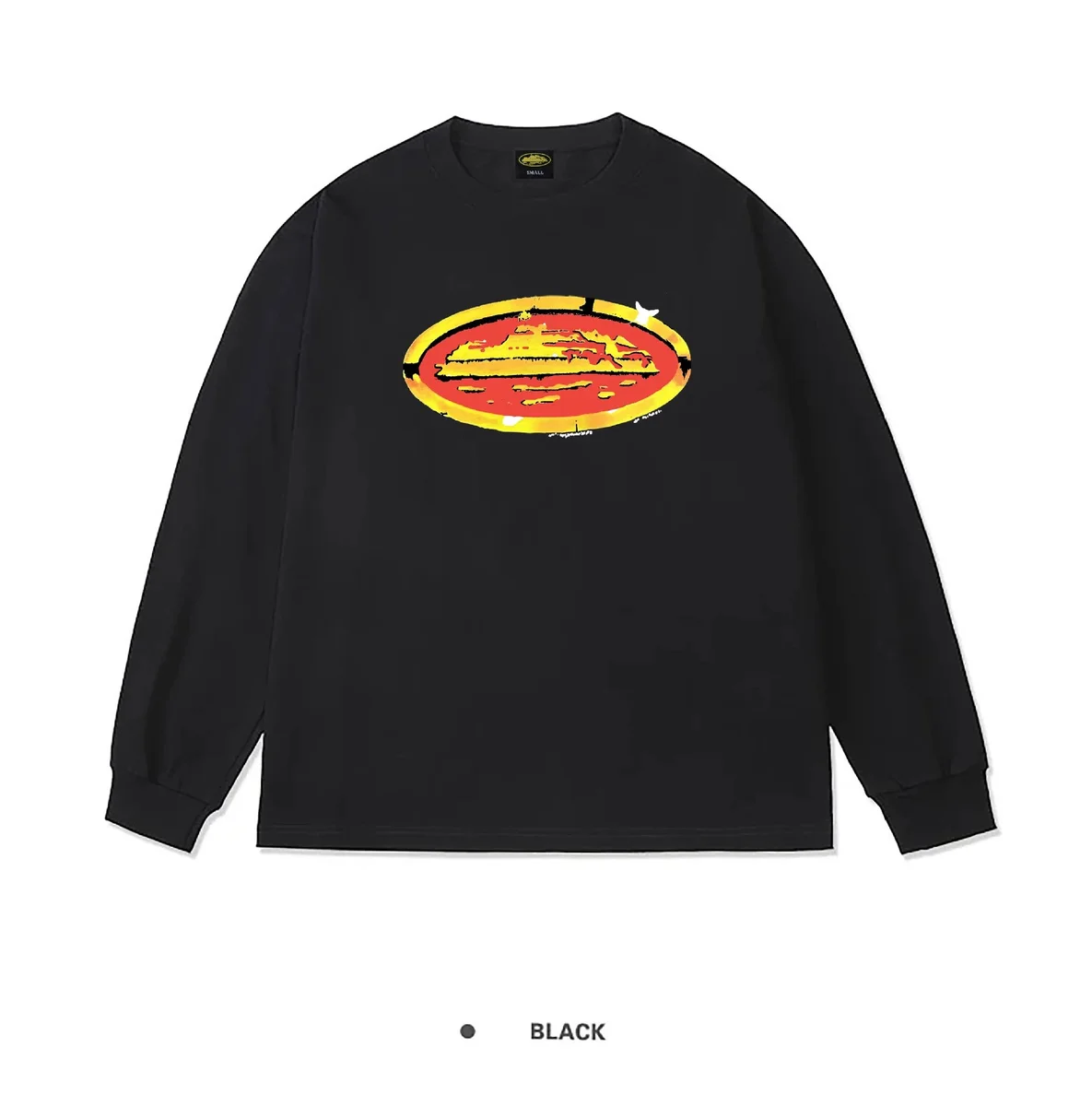 Other Black Long Sleeve Graphic Tee Black - 1
