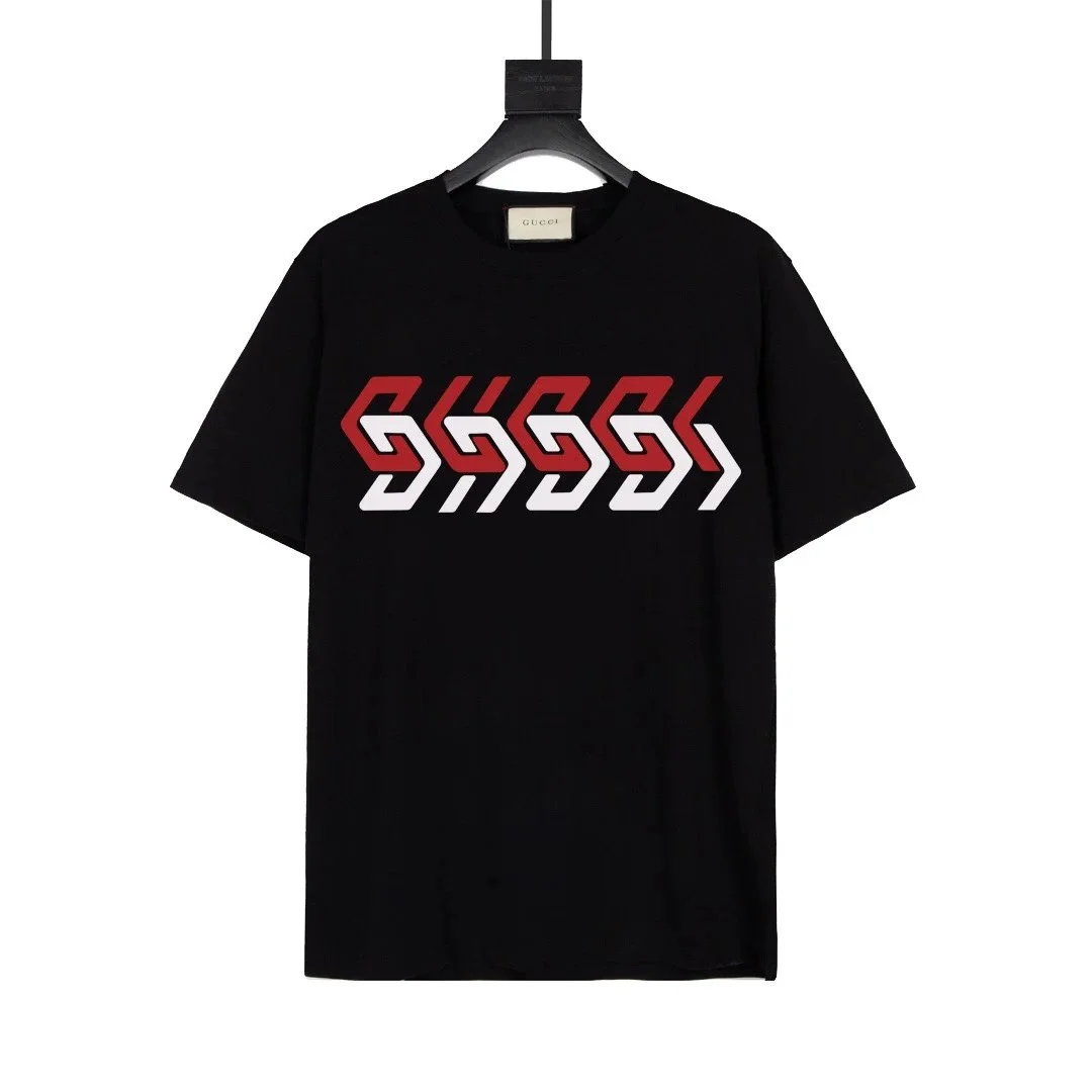 Gucci Gucci Classic Logo Black T-Shirt Black - 1
